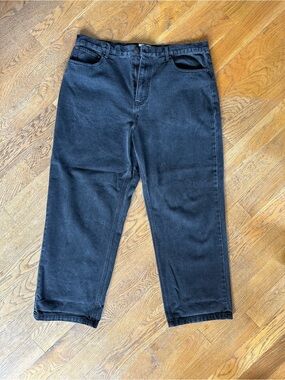 Rhythm Livin Men’s 36x30 Essential Jeans In Washed Black